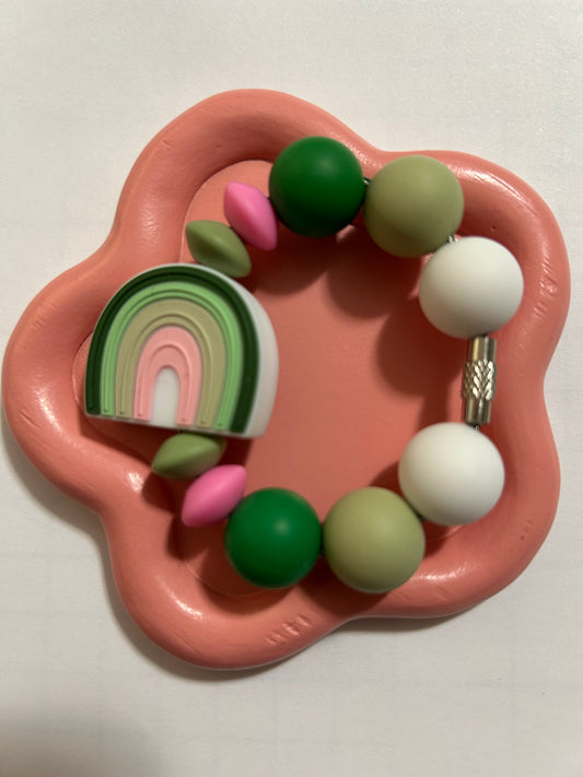 Silicone Charm-rainbow 2