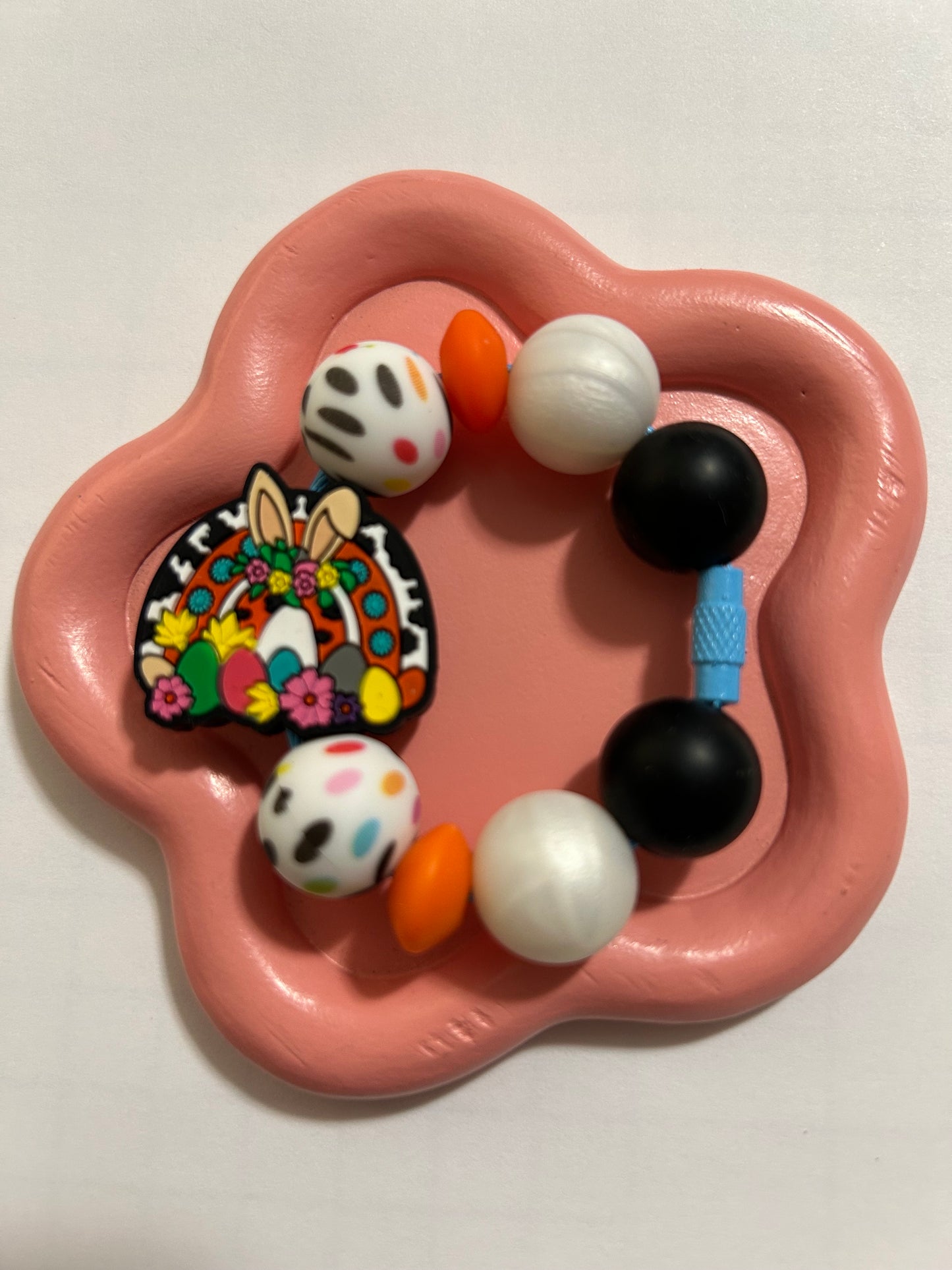 Silicone Charm-rainbow