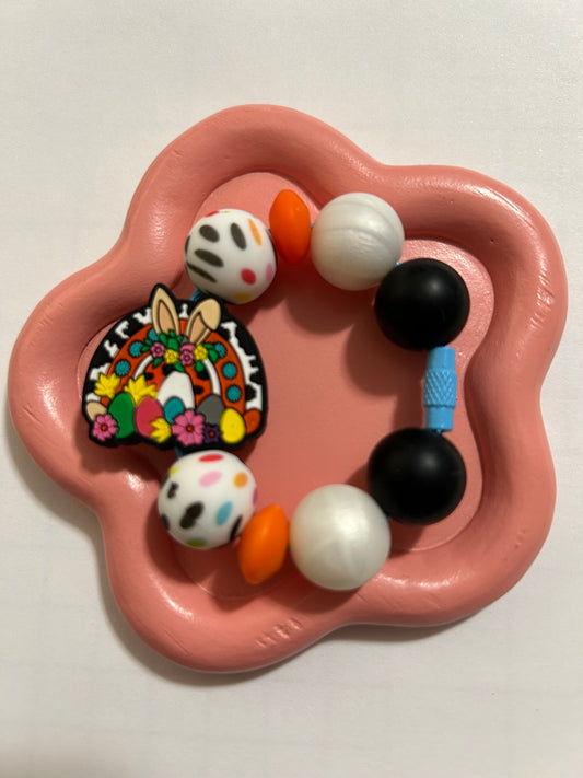 Silicone Charm-rainbow