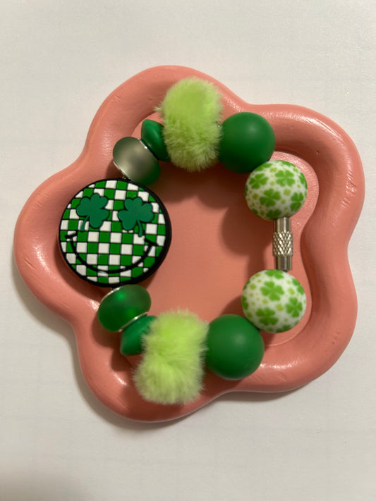 Silicone Charm- Clover face