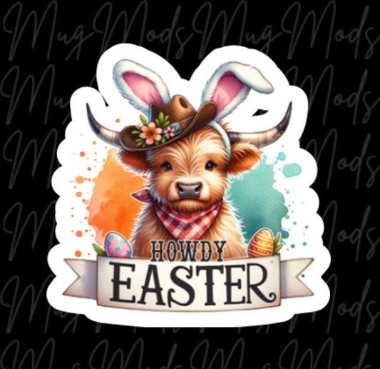 Brown cow Easter 2