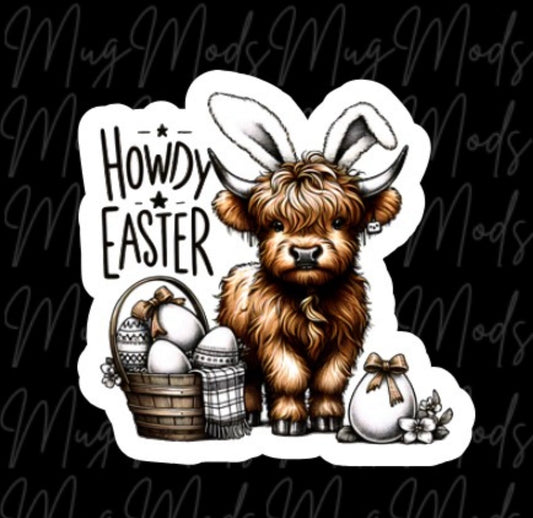 Brown cow Easter
