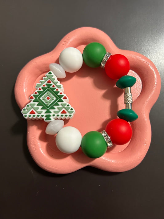Silicone Charm-Green Tree