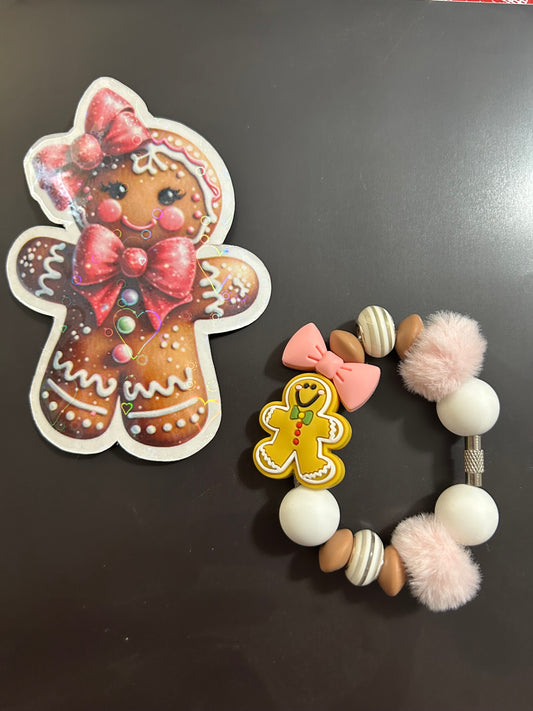 Magnet & Charm- Gingerbread Girly