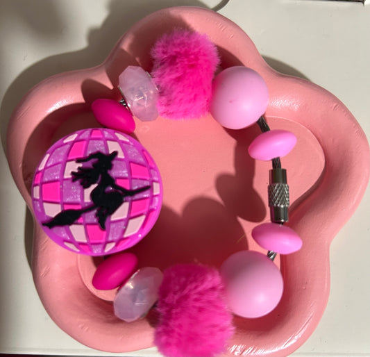 Silicone Charm-PinkWitch