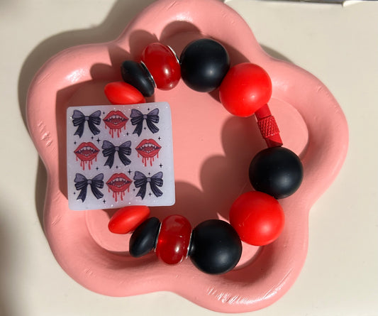 Silicone Charm-RedLips