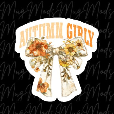 Autumn Girly Bow