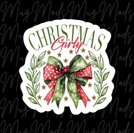 Christmas Girly Bow