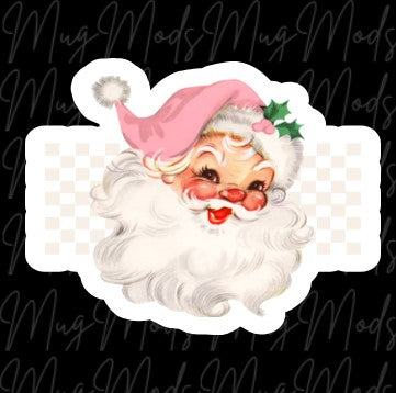 Pink Santa w/ Tan Checks